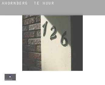 Ahornberg  te huur