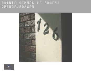 Sainte-Gemmes-le-Robert  opendeurdagen