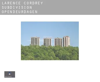 Larence Cordrey Subdivision  opendeurdagen