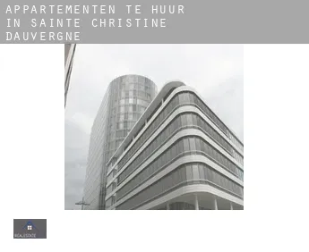 Appartementen te huur in  Sainte-Christine-d'Auvergne