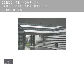 Condo te koop in  Districtélectoral de Summerlea