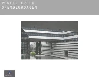 Powell Creek  opendeurdagen