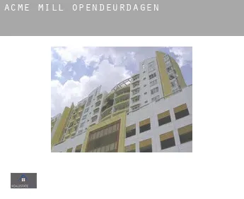 Acme Mill  opendeurdagen