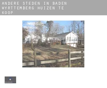 Andere steden in Baden-Württemberg  huizen te koop