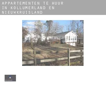 Appartementen te huur in  Kollumerland en Nieuwkruisland