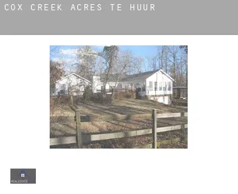 Cox Creek Acres  te huur