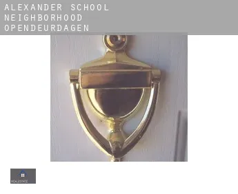 Alexander School Neighborhood  opendeurdagen