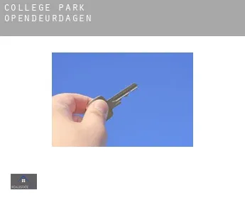 College Park  opendeurdagen