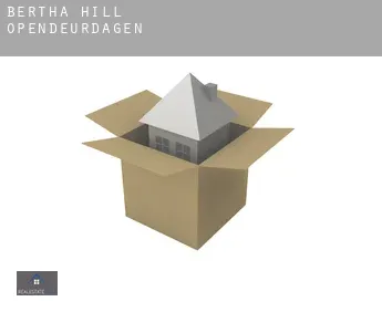 Bertha Hill  opendeurdagen