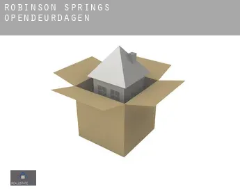 Robinson Springs  opendeurdagen