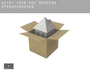 Saint-Jean-des-Murgers  opendeurdagen