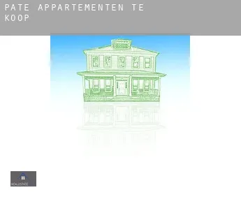 Pate  appartementen te koop