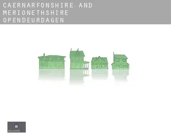 Caernarfonshire and Merionethshire  opendeurdagen