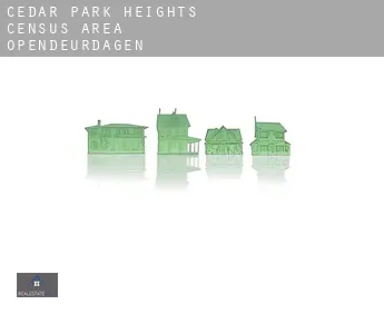 Cedar Park Heights (census area)  opendeurdagen