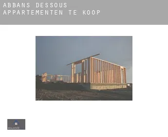 Abbans-Dessous  appartementen te koop