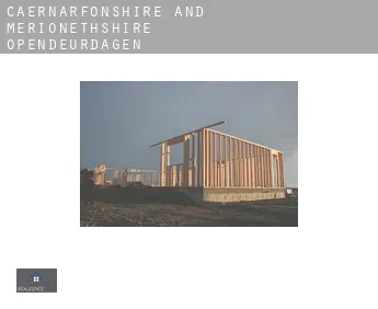 Caernarfonshire and Merionethshire  opendeurdagen