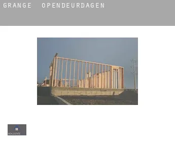 Grange opendeurdagen