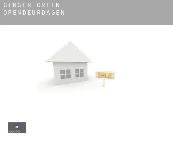 Ginger Green  opendeurdagen