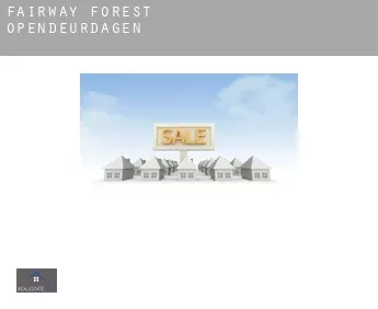 Fairway Forest  opendeurdagen