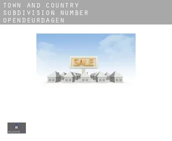 Town and Country Subdivision Number 2  opendeurdagen