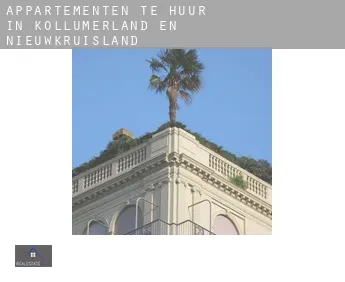 Appartementen te huur in  Kollumerland en Nieuwkruisland