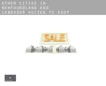 Other cities in Newfoundland and Labrador  huizen te koop