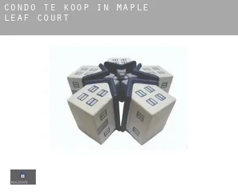 Condo te koop in  Maple Leaf Court