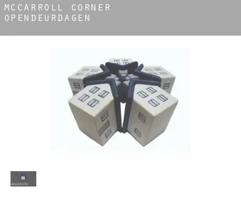 McCarroll Corner  opendeurdagen