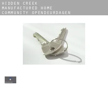 Hidden Creek Manufactured Home Community  opendeurdagen