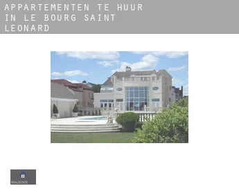 Appartementen te huur in  Le Bourg-Saint-Léonard