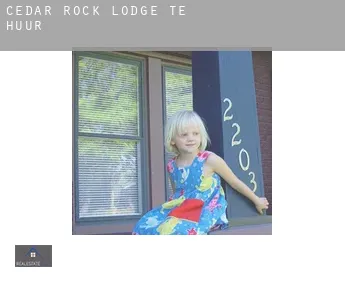 Cedar Rock Lodge  te huur