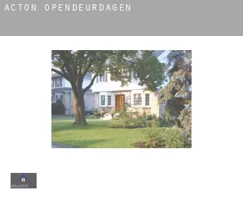 Acton  opendeurdagen