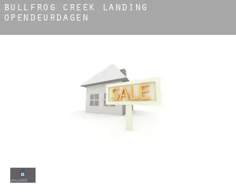 Bullfrog Creek Landing  opendeurdagen