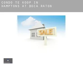 Condo te koop in  Hamptons at Boca Raton