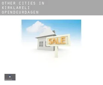 Other cities in Kirklareli  opendeurdagen