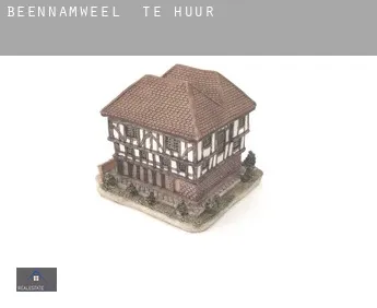 Beennamweel  te huur