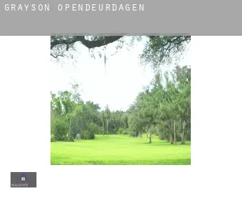 Grayson  opendeurdagen