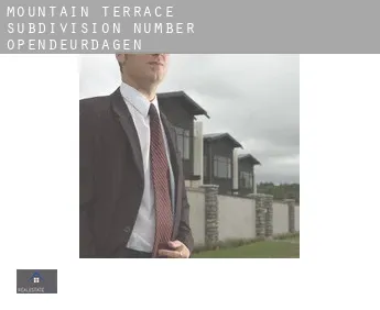 Mountain Terrace Subdivision Number 1-4  opendeurdagen