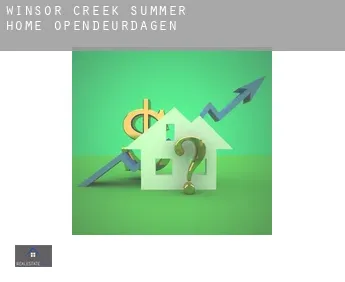 Winsor Creek Summer Home  opendeurdagen