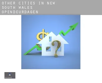Other cities in New South Wales  opendeurdagen
