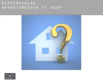 Achterschlag  appartementen te koop