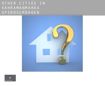 Other cities in Kahramanmaras  opendeurdagen