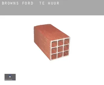 Browns Ford  te huur