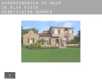 Appartementen te huur in  Alta Vista Subdivision Number 1