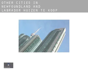 Other cities in Newfoundland and Labrador huizen te koop