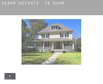 Cedar Heights  te huur