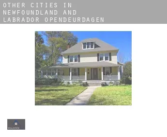 Other cities in Newfoundland and Labrador  opendeurdagen