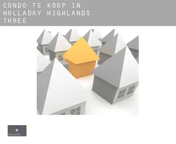 Condo te koop in  Holladay Highlands Three