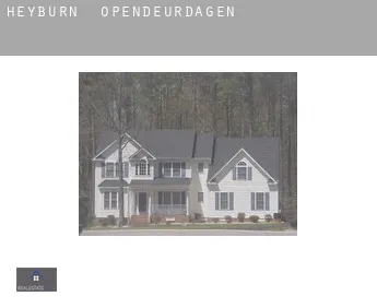 Heyburn  opendeurdagen