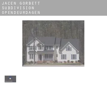 Jacen Gorbett Subdivision  opendeurdagen